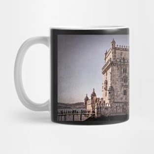 Queuing For The Belém Tower Lisbon Mug